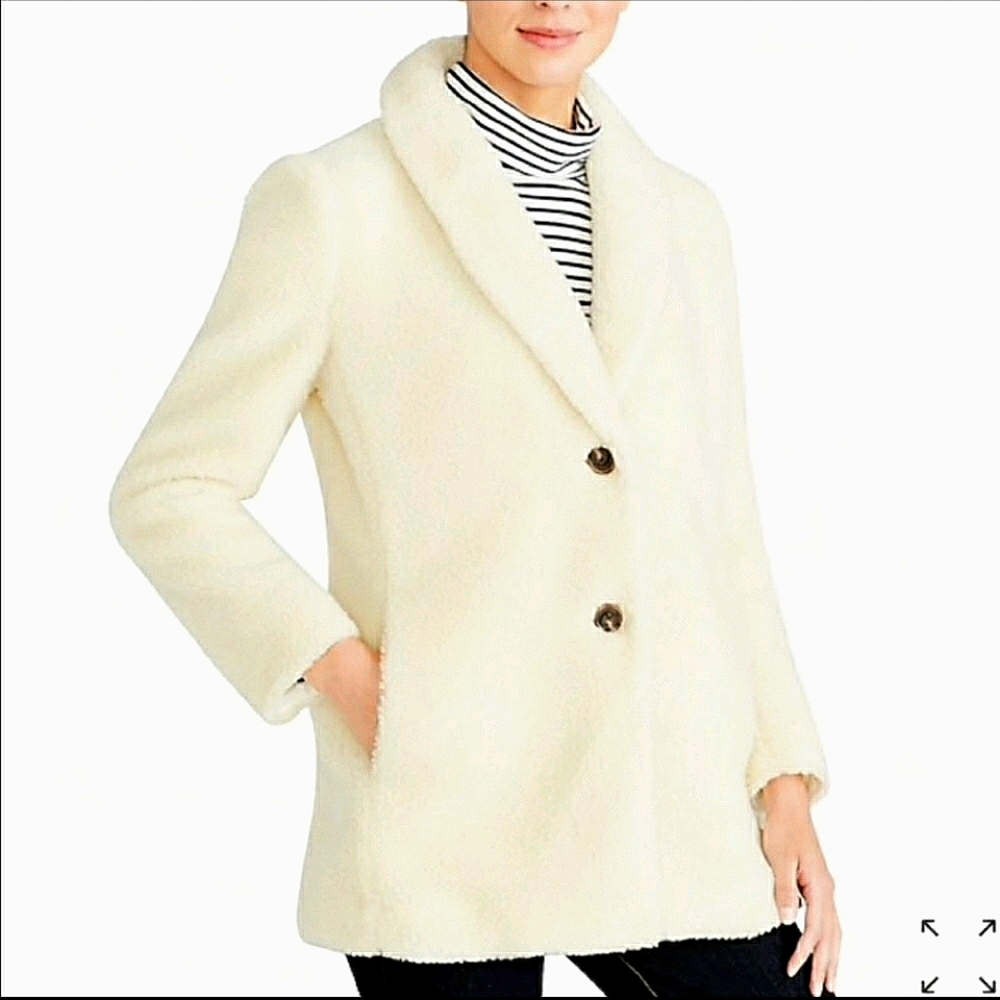 SOLD J. Crew | Faux Fur Teddy Coat - Picture 2 of 14